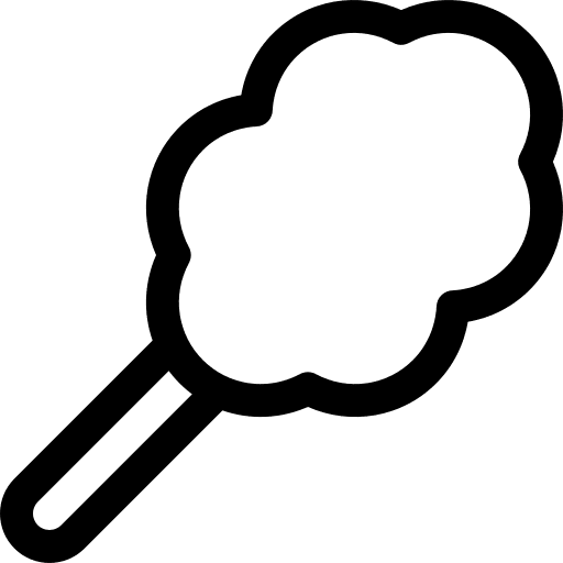 Cotton candy sweet cotton candy sugar icon