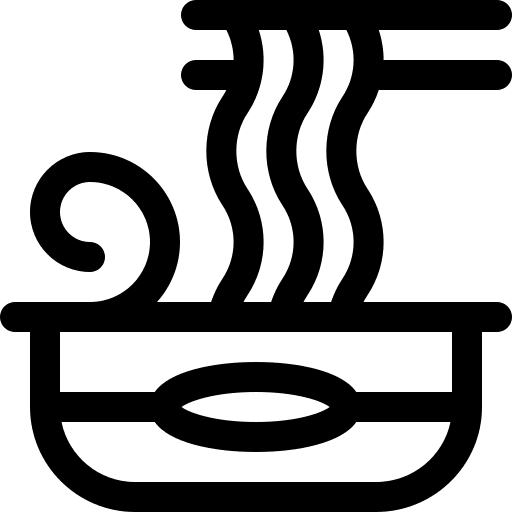 Instant noodles japanese food soup noodles icon