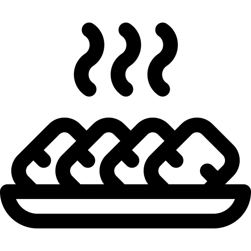 Nuggets snack food and restaurant food icon