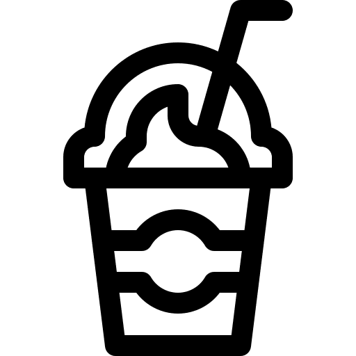 Ice coffee food paper cup coffee icon