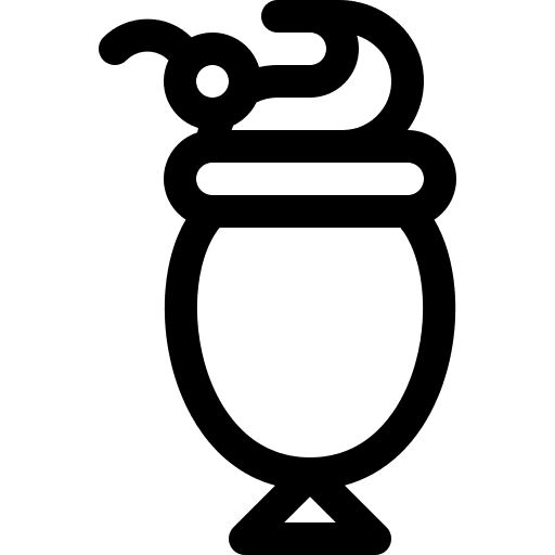 Milkshake food food and restaurant dessert icon