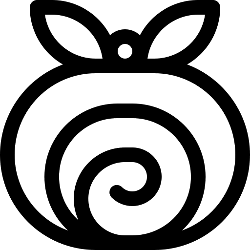 Roll cake sweet cake food and restaurant icon