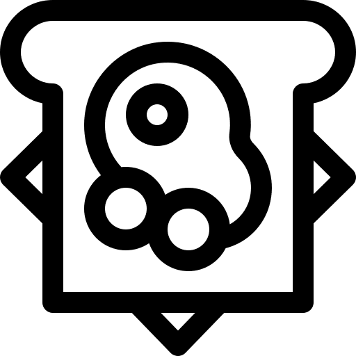 Sandwich meal lunch bread icon