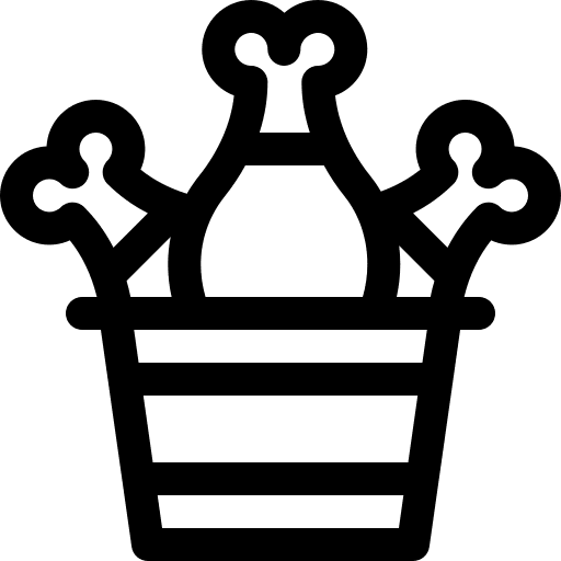 Chicken leg food turkey turkey leg icon