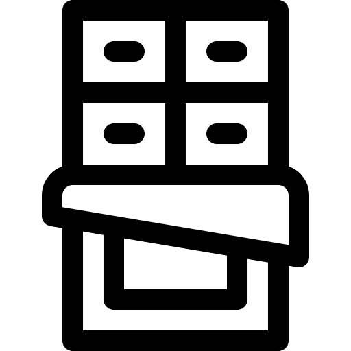 Chocolate bar chocolate sweet icon