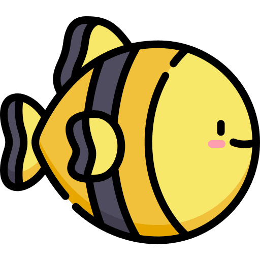 Fish fish diet organic icon