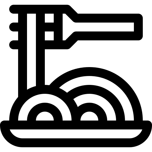 Spaguetti food and restaurant pasta food icon