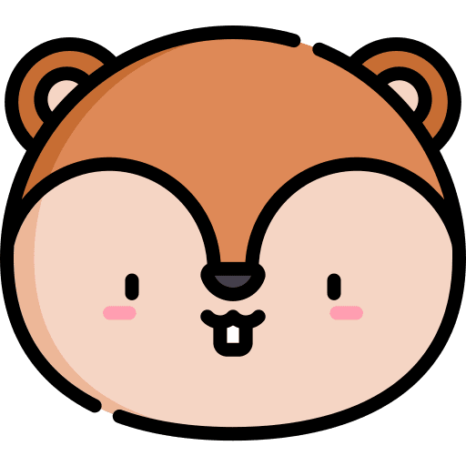 Squirrel rodent squirrel chipmunk icon