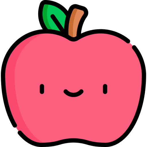 Apple apple organic vegan icon