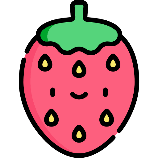 Strawberry vegetarian fruit strawberry icon