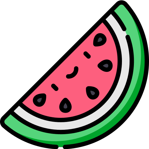 Watermelon food and restaurant vegetarian vegan icon