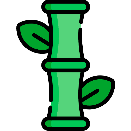 Bamboo plant nature japan icon