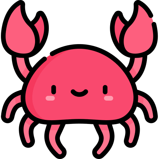 Crab zoo wild life crab icon