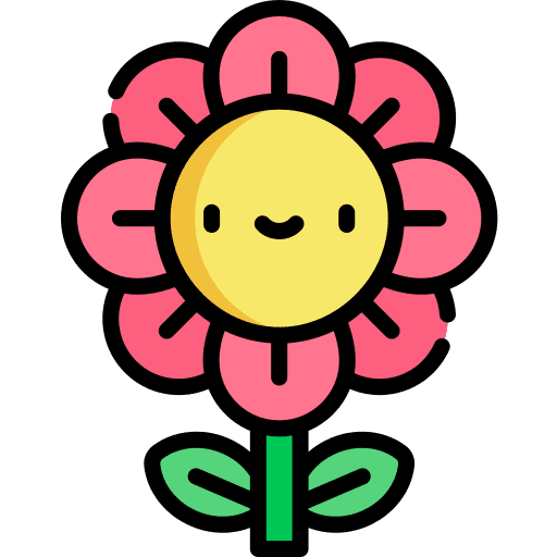 Flower nature blossom botanical icon