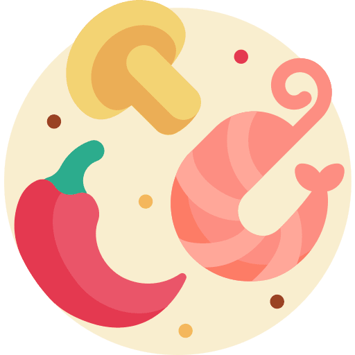 Ingredients chili pepper food food and restaurant icon