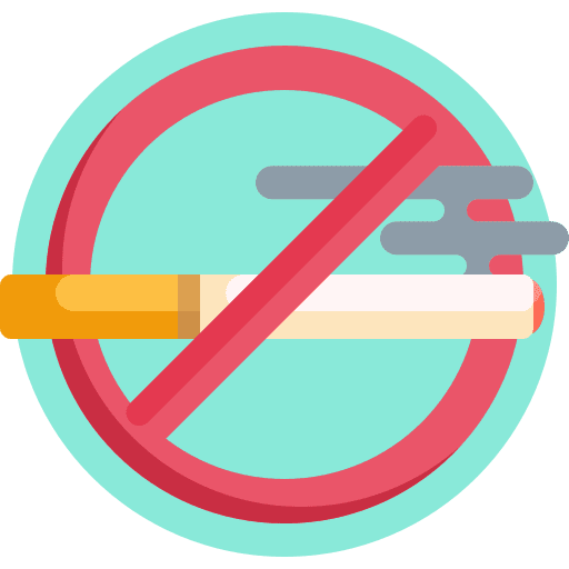No smoking warming prohibition forbidden icon