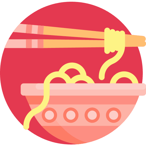 Noodles food noodles bowl icon