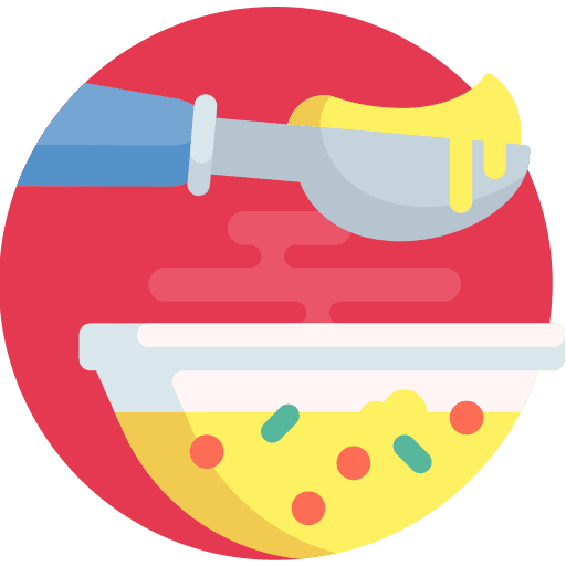 Soup spoon bowl warm icon