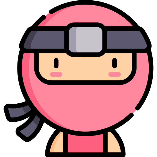 Ninja birthday and party character ninja icon