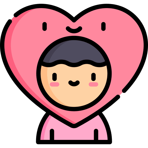 Heart romantic love date icon