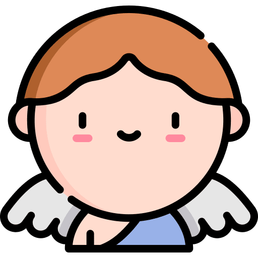 Angel character costume dark icon