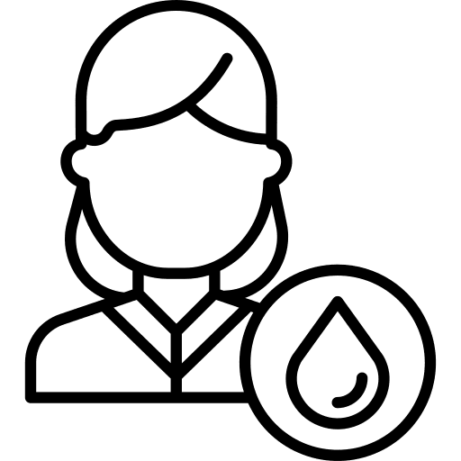 Woman girl water woman icon