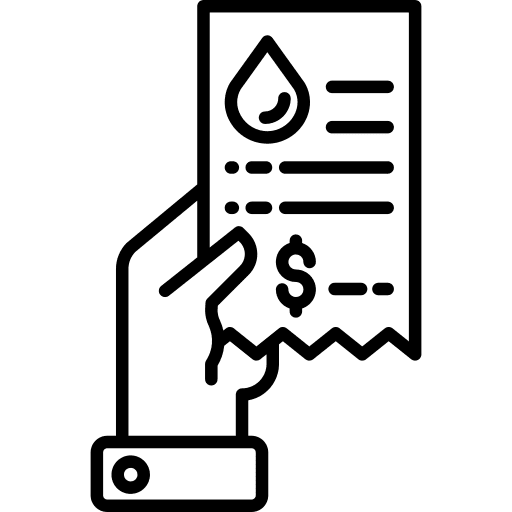 Bill business bill ticket icon