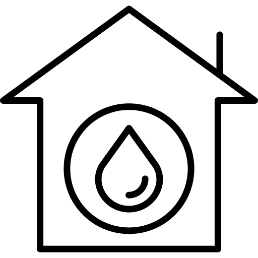 Insurance house insurance drop icon