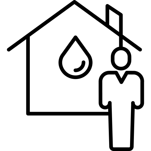 Insurance people real estate house icon