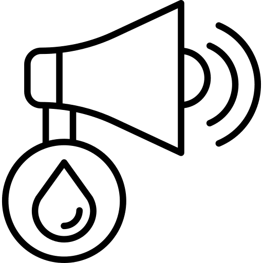 Megaphone protest marketing advertising icon