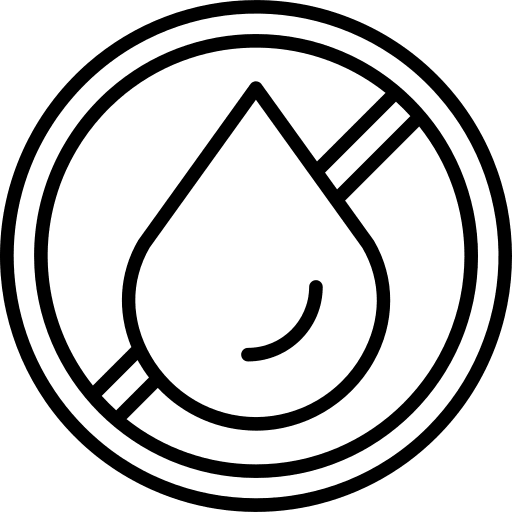 No water prohibition watering no water icon