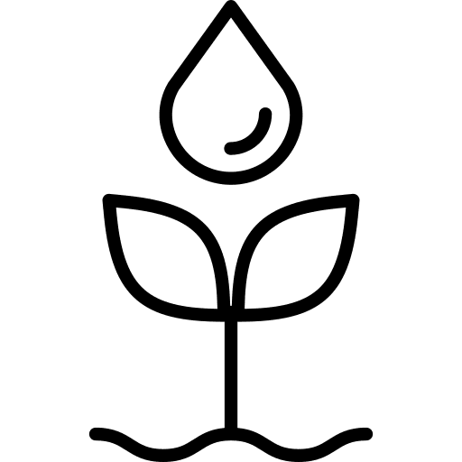 Watering sprout gardening watering icon