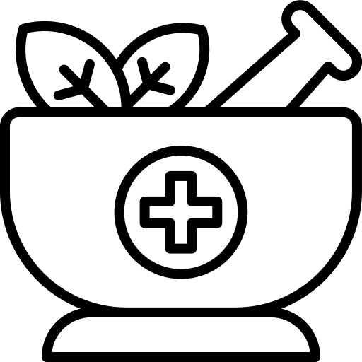 Herbal therapy herbal treatment icon