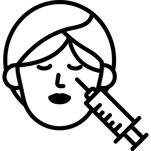 Mesotherapy beauty healthcare user icon