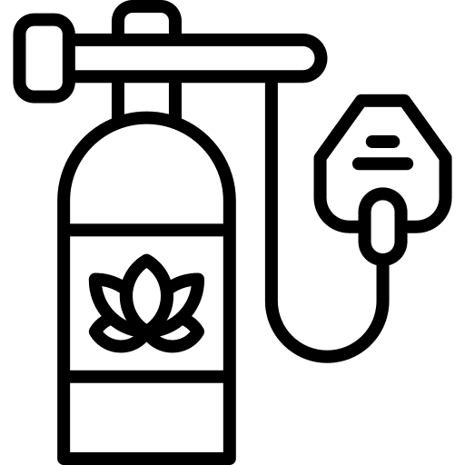 Oxygen medical assistance oxygen wellness icon