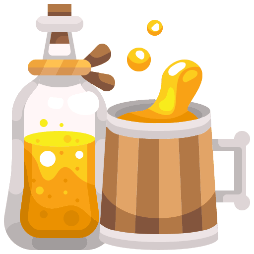 Beer alcohol frost glass icon