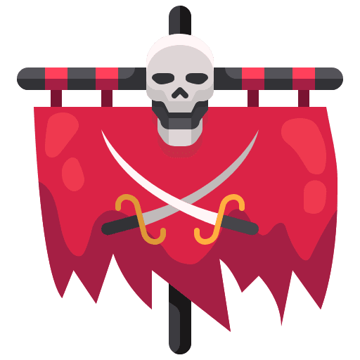Flag pirates flag miscellaneous icon