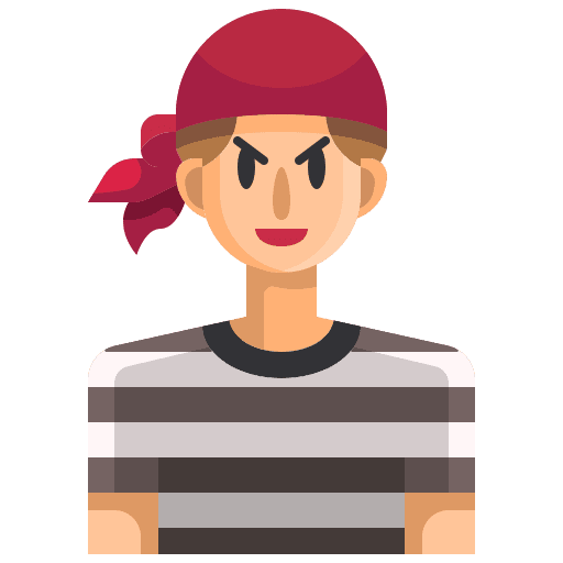 Pirate people pirates male icon