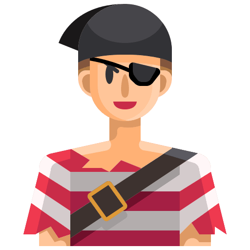 Pirate pirate male pirates icon