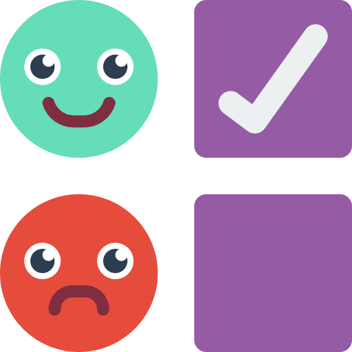 Rating satisfied feedback nps icon