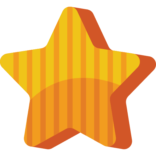 Star rate gold star favorite icon
