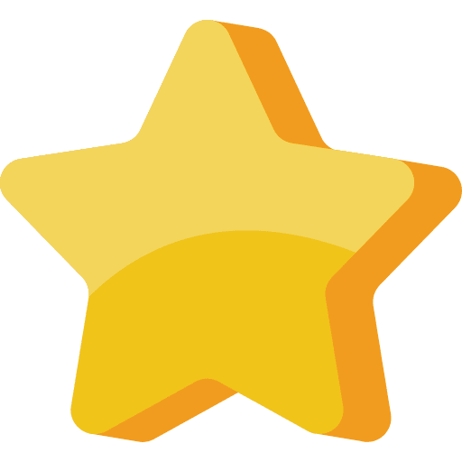 Star shine rate highlights icon