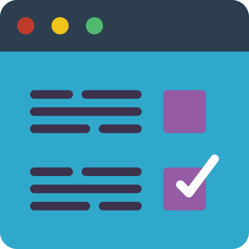 Survey survey ui check list icon