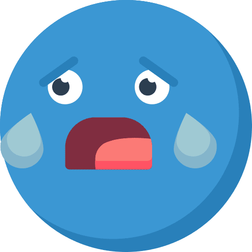 Very sad crying very sad emoticons icon