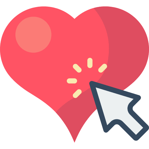 Heart like rating romantic icon