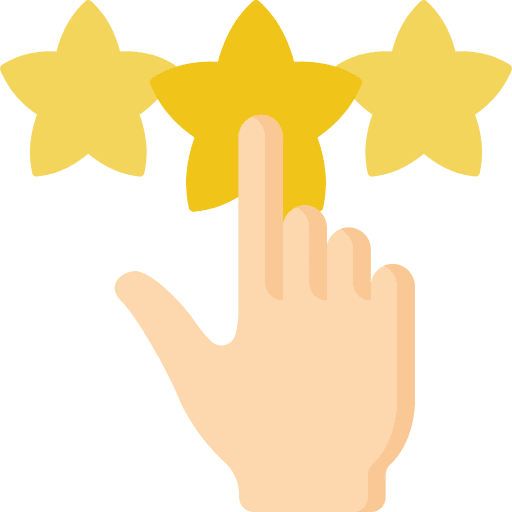 Rating star favorite rate icon