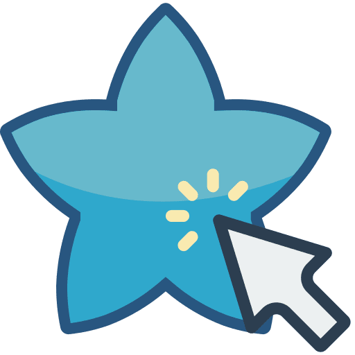 Star shapes and symbols star rate icon