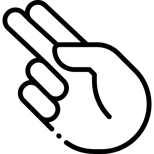 Letter h hands letter h inclusive icon