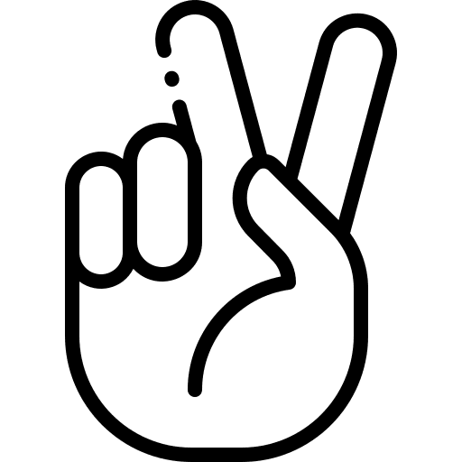 Letter k sign language letter k inclusive icon