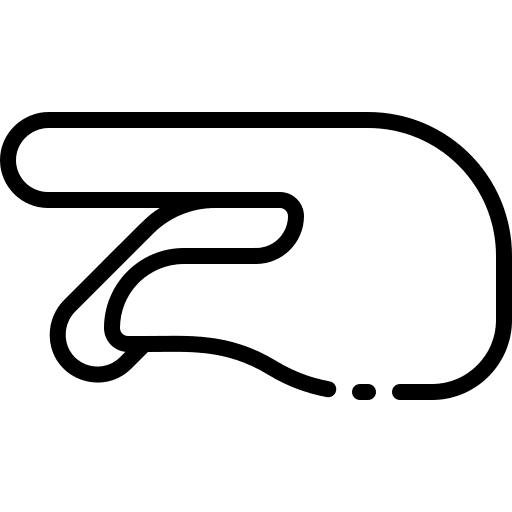 Letter p inclusive deaf letter p icon